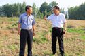 周口市政府副秘書長戴亮到華耀城現場辦公  督查項目征遷工作