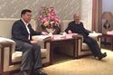 邯鄲市市委書記高宏志會見華耀城集團董事長林賢富一行